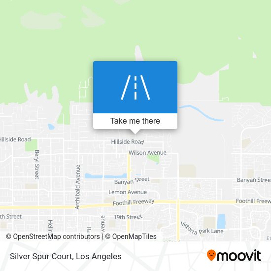 Mapa de Silver Spur Court