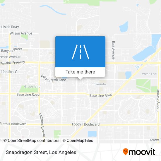 Mapa de Snapdragon Street
