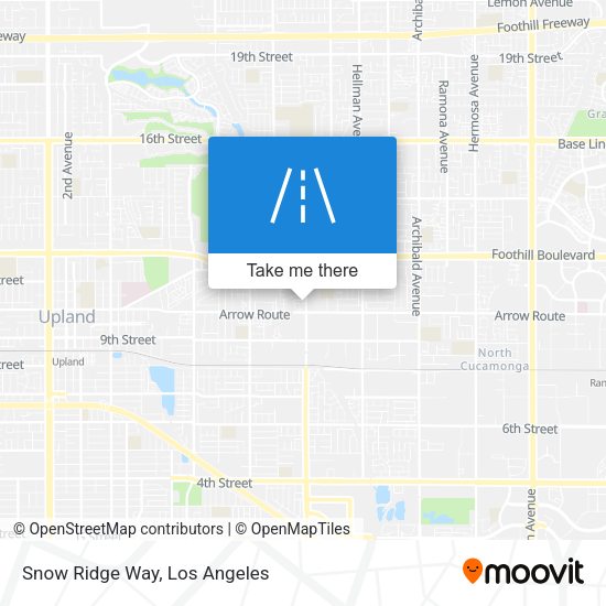 Mapa de Snow Ridge Way