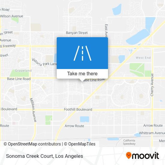 Sonoma Creek Court map