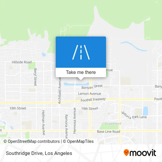 Southridge Drive map