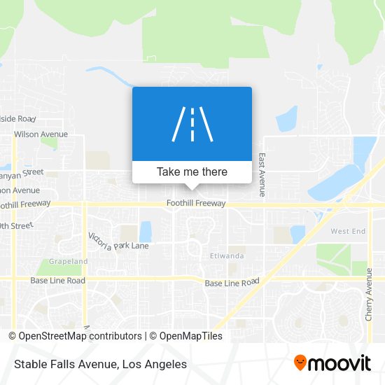 Stable Falls Avenue map