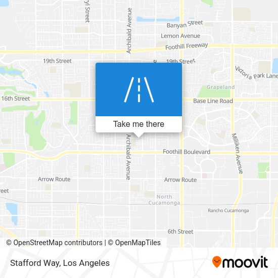 Mapa de Stafford Way