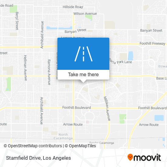 Stamfield Drive map