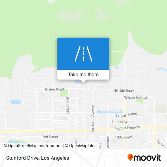 Stanford Drive map