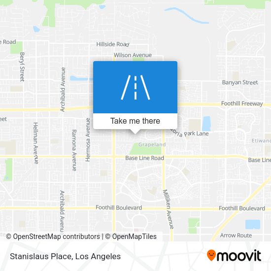 Stanislaus Place map