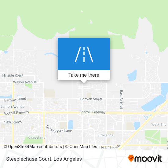 Mapa de Steeplechase Court