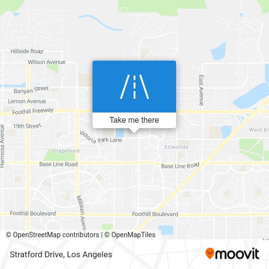 Mapa de Stratford Drive