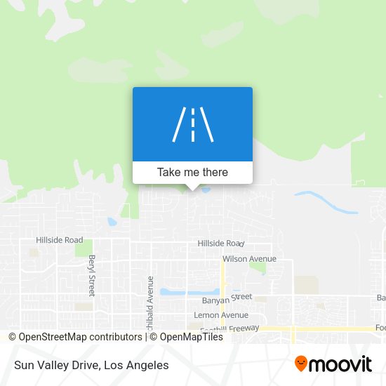 Sun Valley Drive map