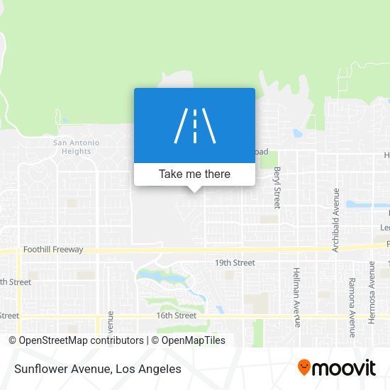 Sunflower Avenue map