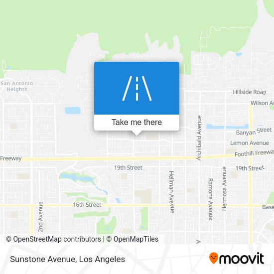 Mapa de Sunstone Avenue