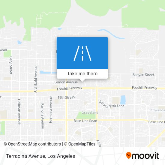 Mapa de Terracina Avenue