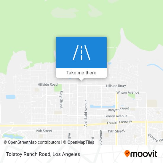 Tolstoy Ranch Road map
