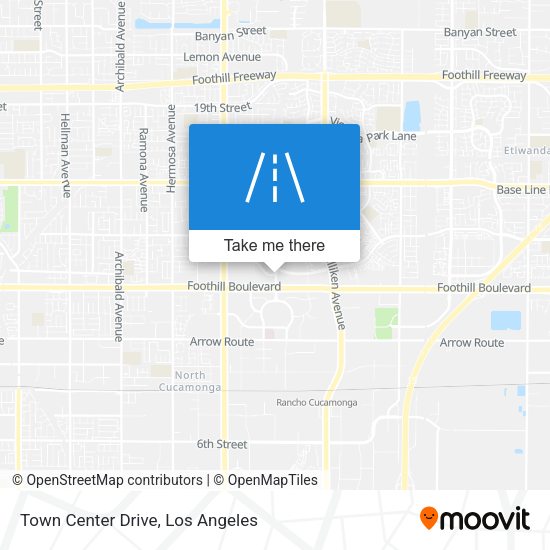 Town Center Drive map
