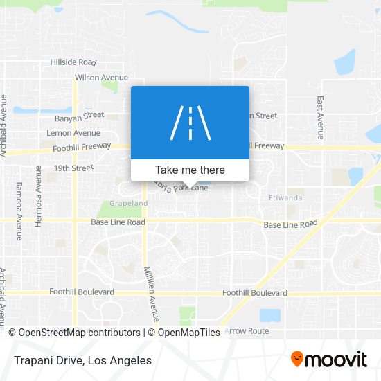 Mapa de Trapani Drive