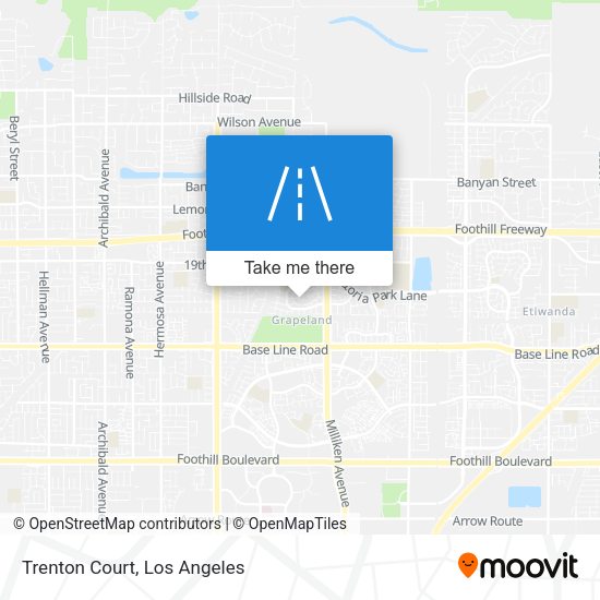 Mapa de Trenton Court