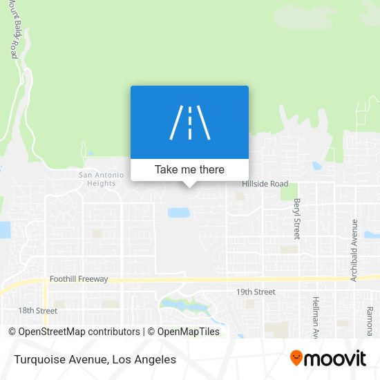 Turquoise Avenue map