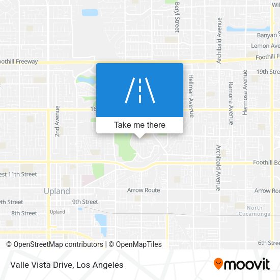 Mapa de Valle Vista Drive