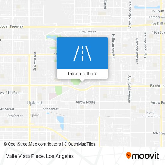 Valle Vista Place map