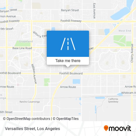 Versailles Street map