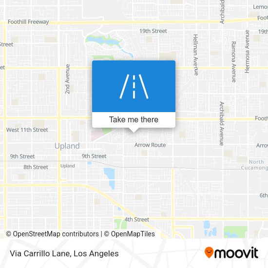 Via Carrillo Lane map