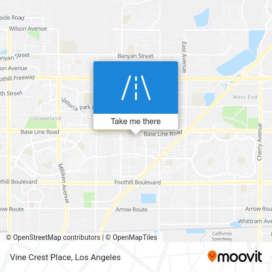 Vine Crest Place map
