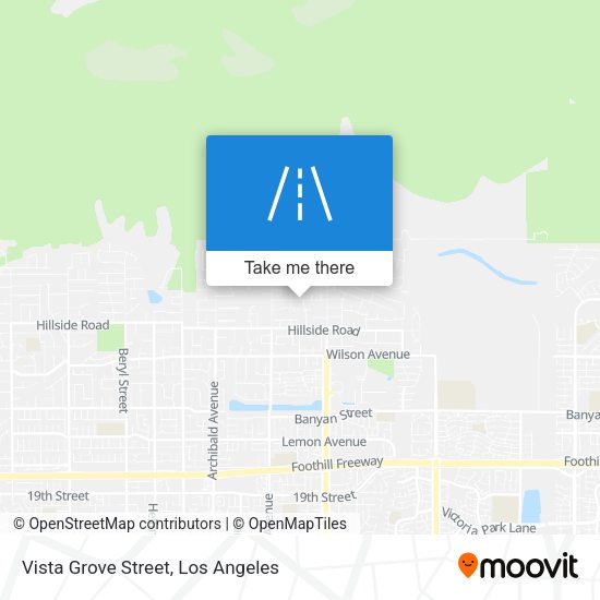 Mapa de Vista Grove Street