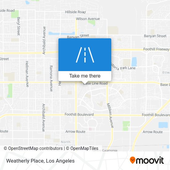 Weatherly Place map