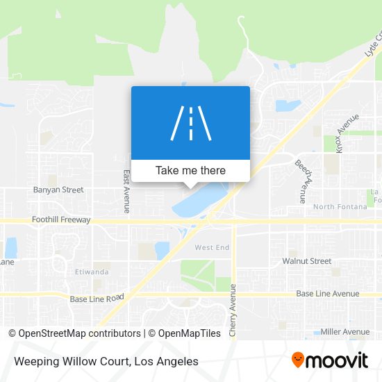 Weeping Willow Court map