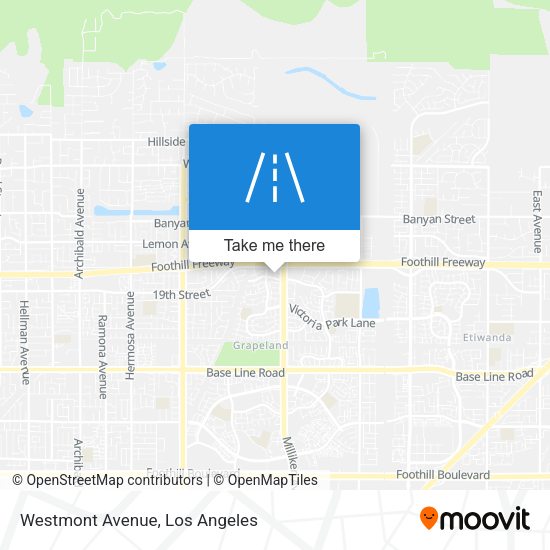 Mapa de Westmont Avenue