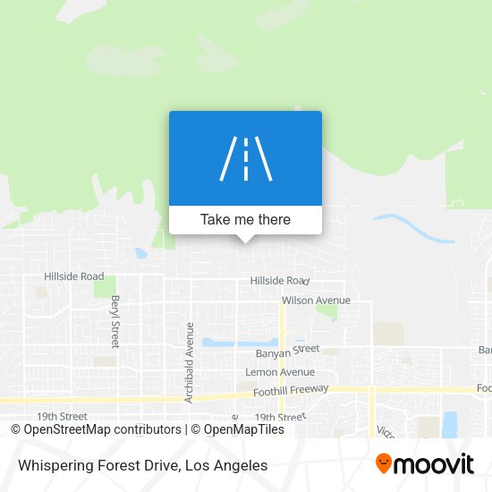 Whispering Forest Drive map
