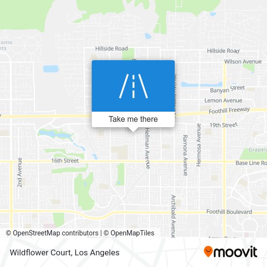 Wildflower Court map