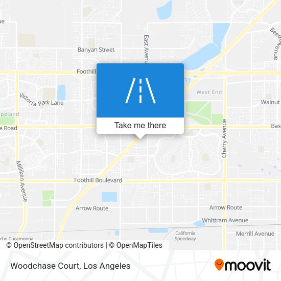 Mapa de Woodchase Court