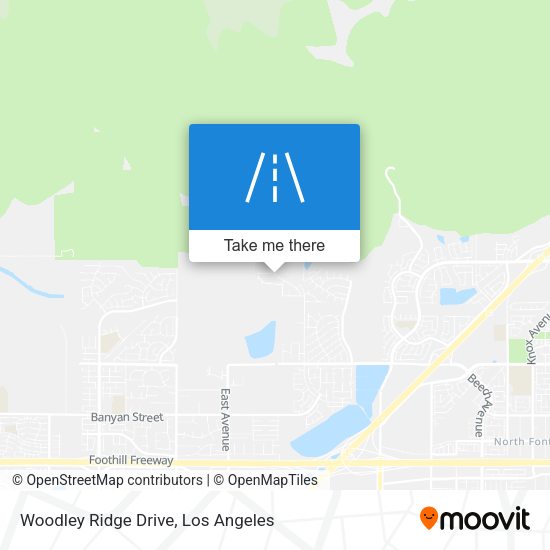 Woodley Ridge Drive map