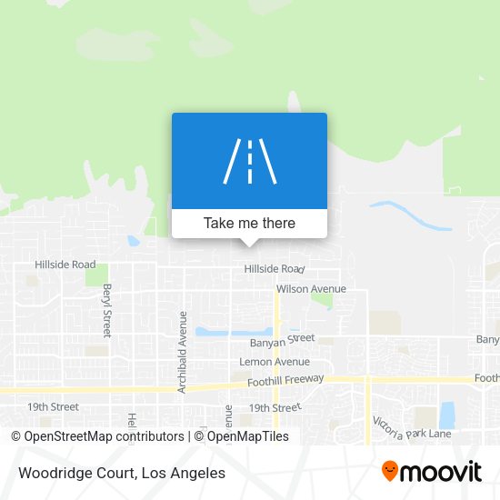 Mapa de Woodridge Court