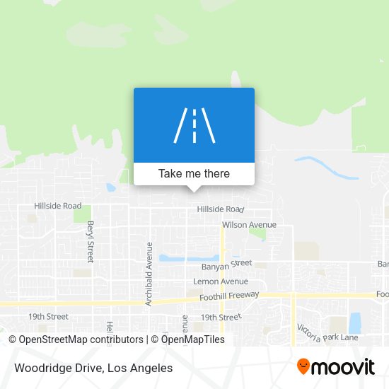 Woodridge Drive map