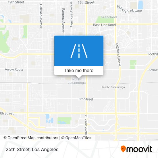 Mapa de 25th Street
