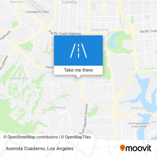 Mapa de Avenida Cuaderno