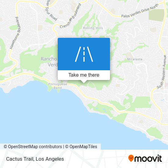Mapa de Cactus Trail
