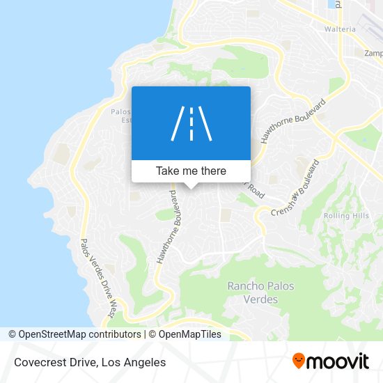 Covecrest Drive map
