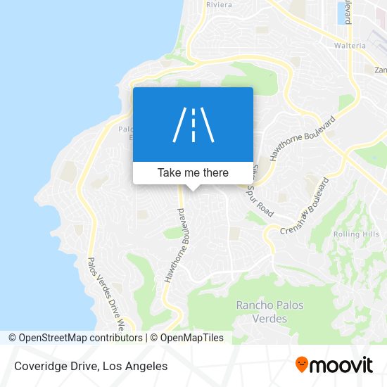 Coveridge Drive map