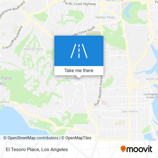 Mapa de El Tesoro Place