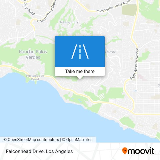 Falconhead Drive map
