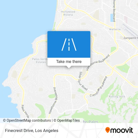 Finecrest Drive map