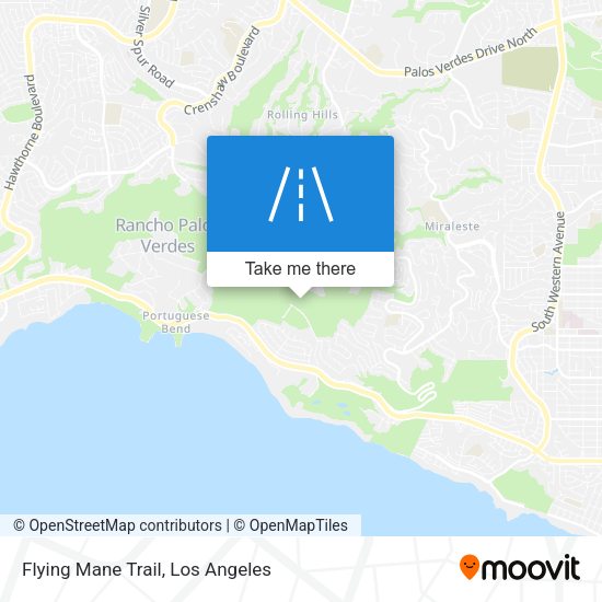 Flying Mane Trail map