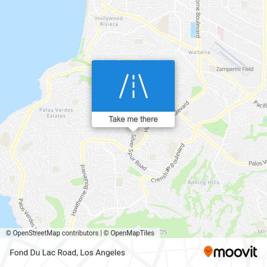 Fond Du Lac Road map