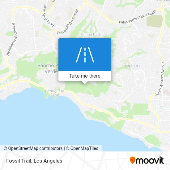 Fossil Trail map