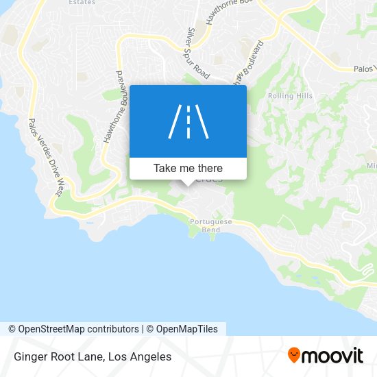Ginger Root Lane map