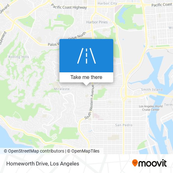 Homeworth Drive map