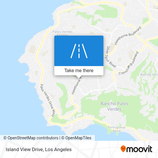Island View Drive map